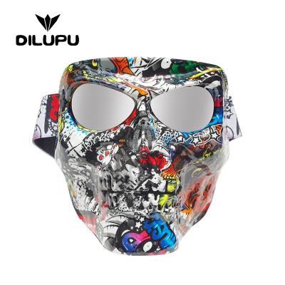 China Best Quality Hot Popular Fashion Skull Face Mask Windproof Halloween Mask for sale