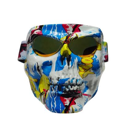 China New Fashion UV Proof Motocross Skulls Outdoor Riding Windproof Goggles for sale