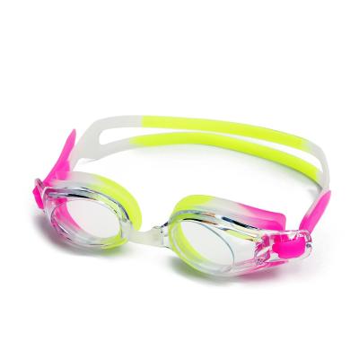 China Adult Swimming Anti-fog Goggles Adjustable Mirror Buckle Color Personality With Silicone Swimming Adult Goggles for sale