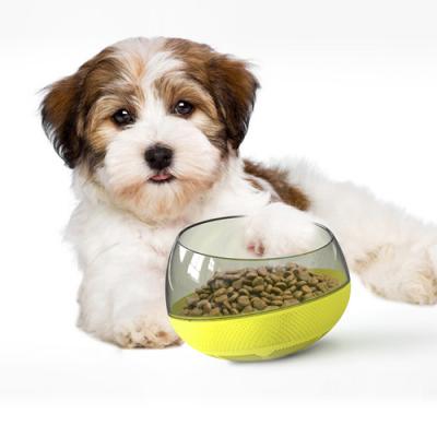 China Factory viable selling popular space capsule form separate feeder pet bowl dog food slow feeder bowl for dog pet bowl dog food wat for sale