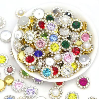 China Flatback Claw Rhinestone For Sewing Jewelry Making Glitter Crystal Flower Sew On Rhinestones for sale