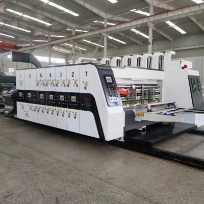 China Flexo Typ Lowest Price Corrugated Cardboard Box Printing Die Cutting Machine for sale