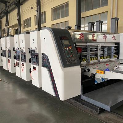 China Building Material Shops High Speed ​​Flexo Printing Slotting Die Cutting Machine for sale