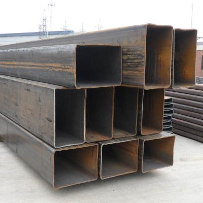 China Factory low price square carbon steel pipe china carbon steel black construction rectangular tube for sale