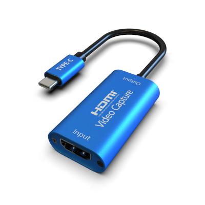 China Factory Live Streaming USB 3.1 Micro 4K 1080P 60 FPS Type C USB HDTV Gaming Video Capture Card Recording Video Adapter for sale