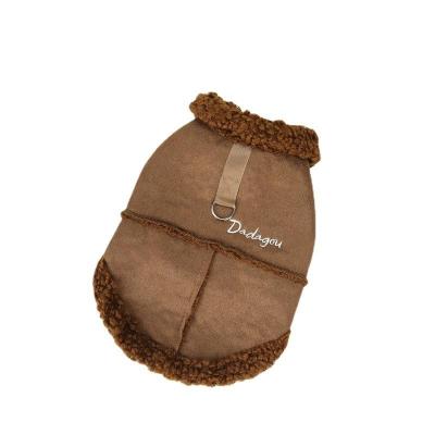 China Stocked New Arrival Luxury Designer Pet Dog Clothes Coat Autumn Winter Warm Puppy Clothing Pet Dog Coat for sale