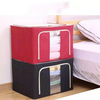 China Sustainable 3_4 Piece Set Foldable Quilt Clothing Storage Bag Closet Organizer Toy Storage Bag for sale