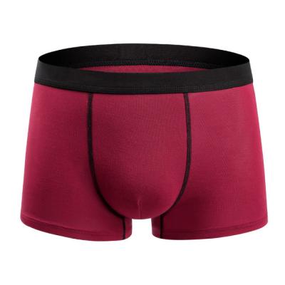 China Antibacterial Mens Boxer Shorts Low Price Soft Cotton Underwear For Men Fashion Mens Solid Color Wholesale Boxers Briefs Adults CLASSIC for sale