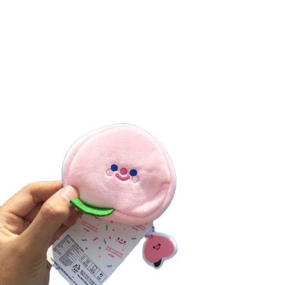 China New Heart Feeling Soft Hand Feeling Peach Belly Pig Pineapple Ice Cream Cake Plush Doll Coin Purse Plush Toy Pink For Girls for sale