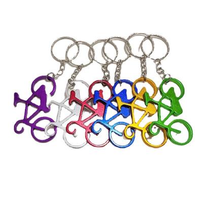 China Promotional Bike Shaped Bicycle Key Ring Mini Bike Bottle Opener Key Chain Pendant Promotional Gift Bottle Opener Gift Bottle Opener Key Chains for sale