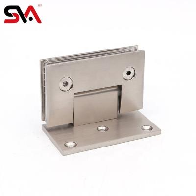 China Modern Customized Gass Adjust 304 Stainless Steel Shower Door Pivot Hinge Glass Hinges For Shower Door for sale