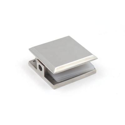 China Fix shower glass door or any glass structure. China SVA SVA-015A Glass Clip Square Glass Door Clamp Glass Bracket Clamp for sale