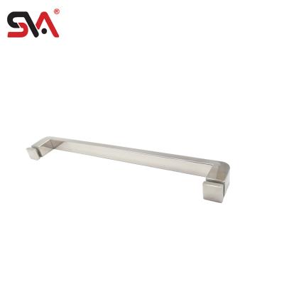 China Easy To Install And Durable Shower Door Lever Handle 304 Stainless Steel Commercial Glass Door Handles for sale