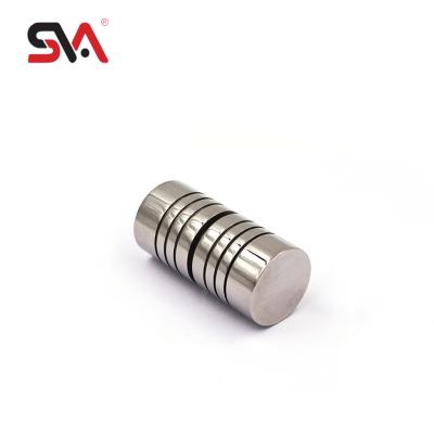 China Easy Installation SUS304 Shower Bathroom Compartment Sliding Glass Cylinder Shaped Door Knob for sale