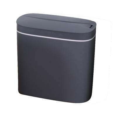 China Viable new sensor intelligent automatic trash can creative home kitchen bedroom bedroom charging 13L smart trash can for sale