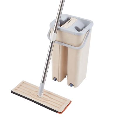 China Wholesale New Viable Wet & Dry Price 360 ​​Flat Mop Bucket Flat Bucket For Floor Cleaning Magic Mop for sale