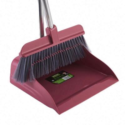 China 2022 New Good Quality Home Dustpan Dustpan Direct Household Cheap Chinese Long Handle And Windproof Sweeping Broom Set for sale