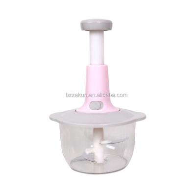 China Best Price 1.5L Household Sustainable Plastic Vegetable Crusher Garlic Crusher Vegetable Chopper for sale