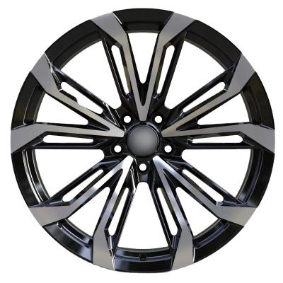 China All New Style 18-22 Models Viaol Inch Holes 5x114.3 5x112 5x120 5x130 5 Aluminum Alloy Forged Passenger Car Black Wheels For Lexani Rims for sale