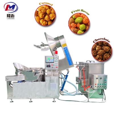 China Planetary mixing to ensure uniform coating & avoid burnt high capacity full automatic industrial popcorn making machine caramel maker plant popping pot mix maker for sale for sale