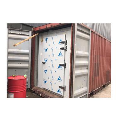 China Commercial Solar Container Walk In Cold Room Storage Refrigeration Panel Compressor Containers Freezer For Fruit Fish Meat for sale