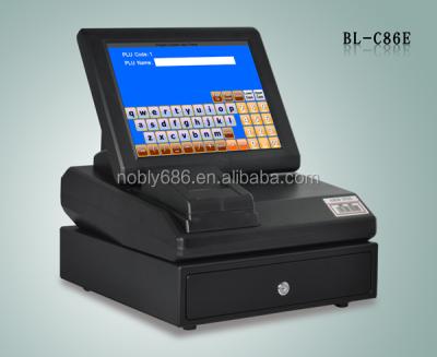 China hot sale! F&B service cash register included with POS software, cash drawer and C86E thermal printer for sale