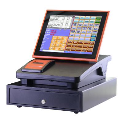 China cash register all in one cheap 8 touch screen restaurant pos system equipment for sale