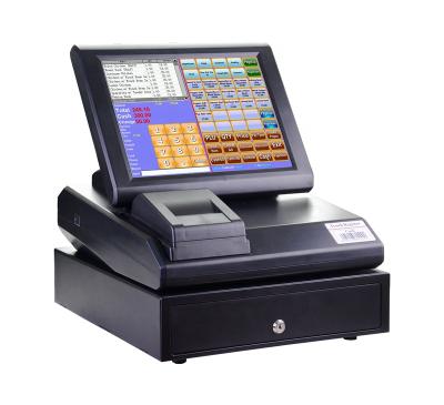 China High quality ready to use position manufacturer! touch screen pos maker cash register with printer machine for sale