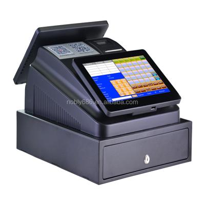 China User Friendly POS System Software Touch Screen Cash Register with Built-in Thermal Printer, Cash Drawer for Retail Stores 8G for sale