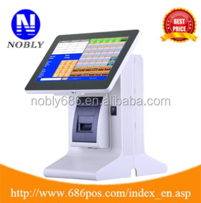 China Restaurant hot sale! smart pos system with internal printer touch screen cash register for sale