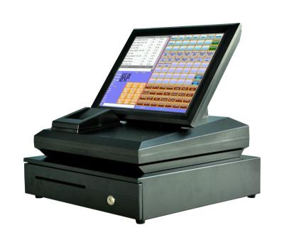 China C86H touch screen touch screen cash registers with software, printer, cash drawer, customer display for sale