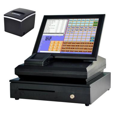 China Latest Hot Sale POS System Manufacture Touch Screen Cash Register with 80mm Thermal Printer or Barcode Scanner 8 for sale