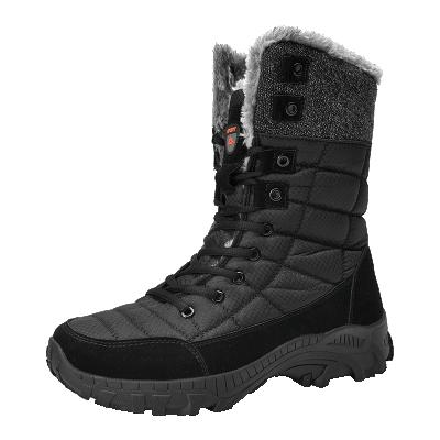 China Retro Fashion Trend New Arrival British Style Plus High Top Snow Boots Men's Casual Boots Leather for sale