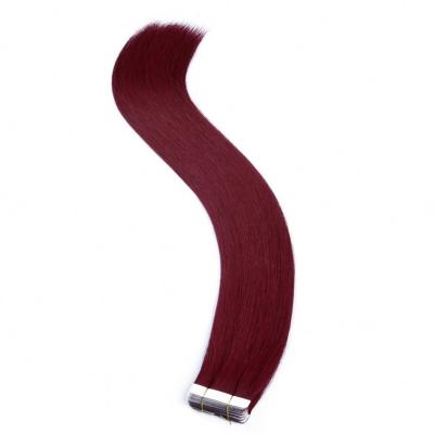 China 100% Silky Straight Wave Hair Tape In Extensions Handtied Seamless PU Skin Weft Injected Tape In Invisible Tape Hair Extensions for sale