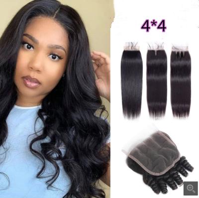 China Raw Indian Hair Bundles From Hair Factory,Cheap 100 Hair Extensions,MZ-Hair Bundles Natural Virgin Indian Hair From Raw Hair Vendors With Lace Closure for sale