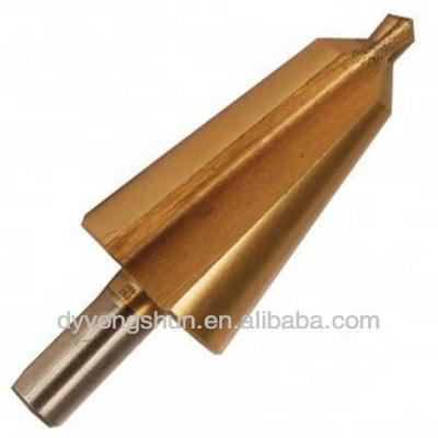 China Tapered Borehole Tin Coated HSS Drill for sale