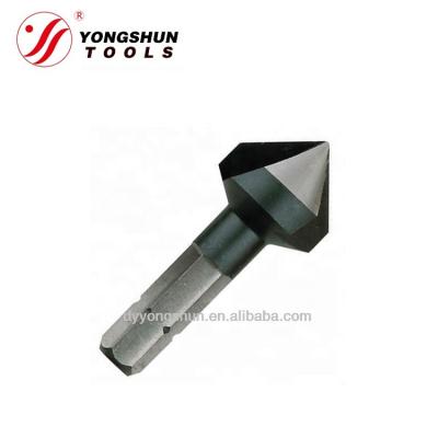 China Drilling Holes Hex 3-Flute Shank Countersink Bit, Deburring Bit for sale