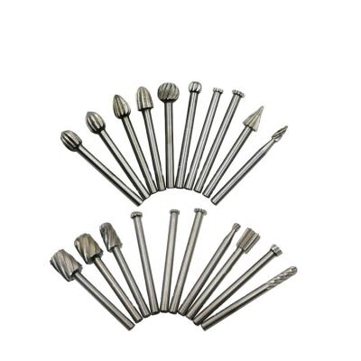 China 20Pcs Woodworking Drilling Burr Set Rotary Drill Bit For Wood Carving for sale