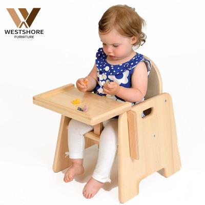 China Modern Wooden Furniture Chair Montessori Nursery Chair Baby Study Sitting Chair for Kindergarten Kids Home Study for sale