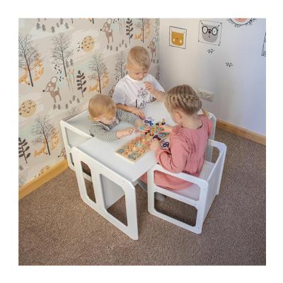 China Modern Kids Wooden Furniture Sets Classic Table and Chairs Activity Kids Table and Chair Set for sale