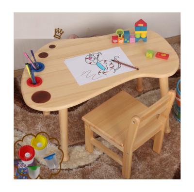 China Modern Kindergarten Preschool Kids Wooden Montessori Furniture Sets Classic Table and Chairs Activity Kids Table and Chair Set for sale