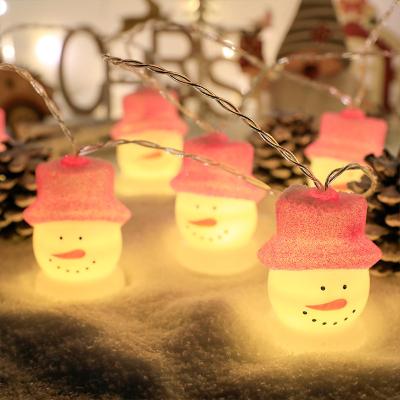 China Warehouse Christmas LED Snowman String Lights Decoration for Indoor Outdoor Party for sale