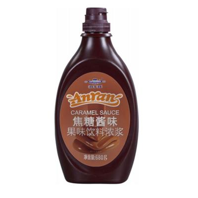 China Original Taste and Flavor Shop High Quality Thick Jam Tea Milk Pulp Beverage Flavor Sauce Creamy Caramel Pie for sale