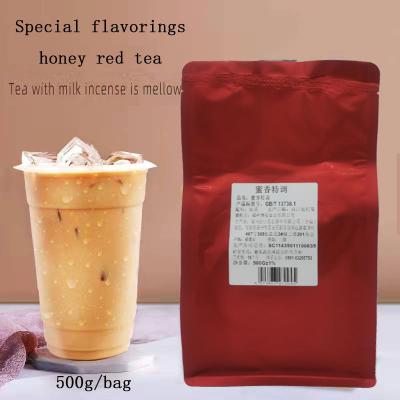 China Original taste and flavor high quality special honey tea black tea red tea factory product of seasonings for drink, milk tea shop, cafe for sale