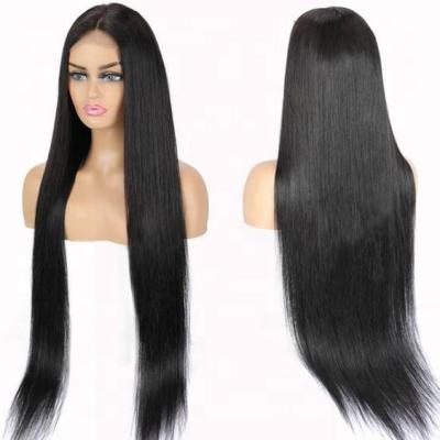 China Futura 3x5 Long Base Layered Silky Straight Skin Wave 30 Inches Machine Made Straight Synthetic Wig For Women for sale