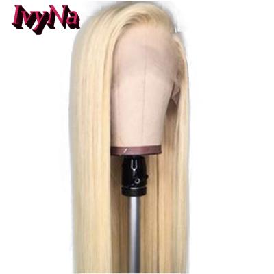 China Futura Straight Blonde Silky Straight Wave Long 6 Inches Deep T Piece Synthetic Wig With Lace Front For Women for sale