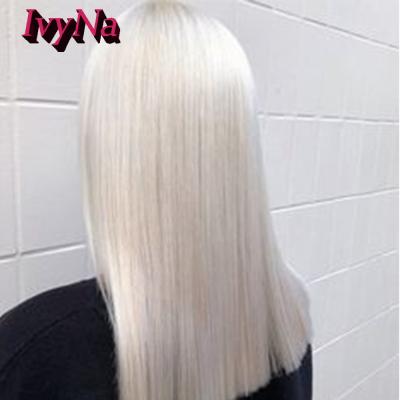 China Futura T Part 60# Color Silky Straight Short Bob Style Synthetic Wig With Lace Front For Black Women for sale