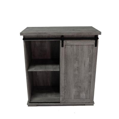 China Monorail One Door + Traditional Wood Sideboards One Sliding Door Sideboard Living Room Monorail Storage Furniture Cabinets With Sliding Sideboard for sale