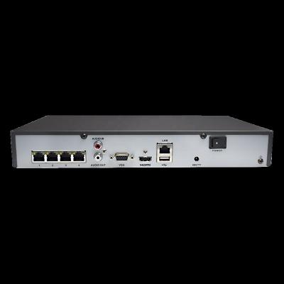 China 128 Users Network Video Recorder nvr Recorder 4 Channel 4k Full HD POE NVR 4k nvr for sale