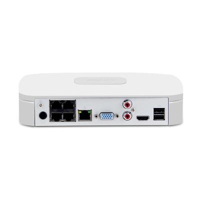 China 128 users 4K Channel Dahua NVR4104-P-4KS2/L NVR4104-P-4KS24 Smart 1U 1HDD network video recorder poe for sale